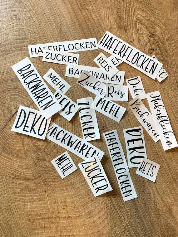 Beschriftungen & Etiketten